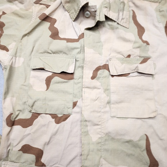 US Military Coat Medium X-Long Desert Camouflage Pattern Combat Jacket - Picture 7 of 15